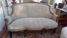 Zabytkowa, rzeźbiona sofa/kanapa