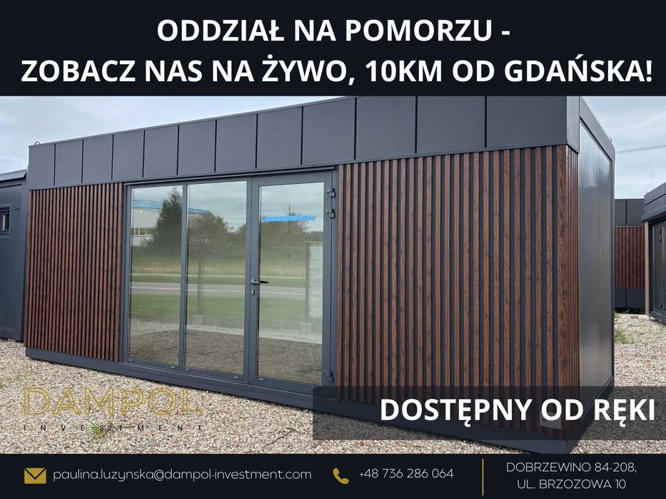 Pawilon usługowy 7x3/21m2/biuro/sklep/mobilny/domek/kontener
