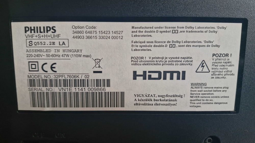 Телевізор "32" Philips 32PFL7606K/12 / Ambilight