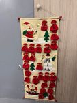 Kalendarz adwentowy do powieszenia na Boże Narodzenie diy