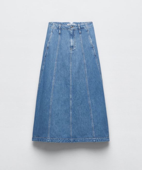 Saia denim da Zara