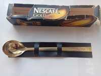 Ложка Nescafe золотая