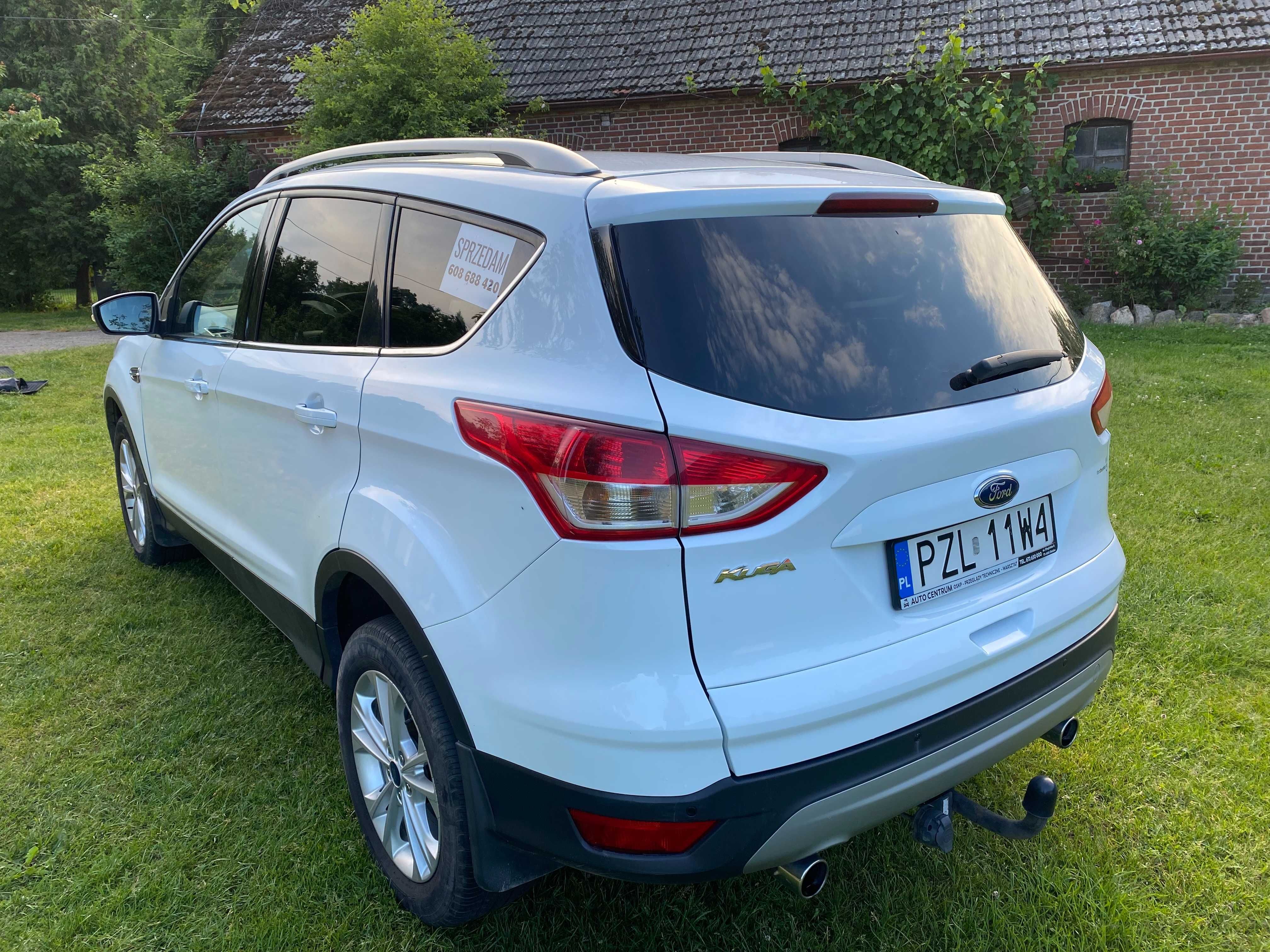 Ford Kuga II, 2,0 Tdci (diesel), 4x4, 2014 r, 162000 km,