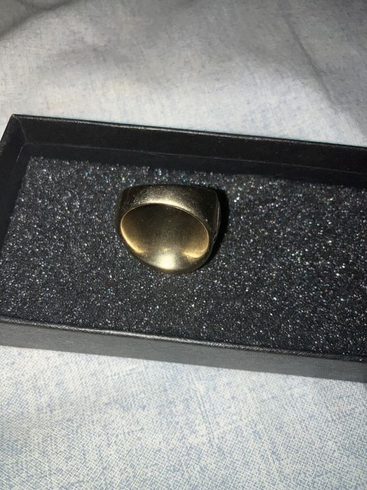 Anel de profissão de advogado banhado a ouro de aço inoxidável