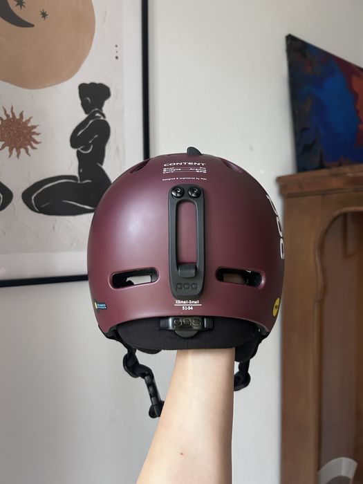 Kask POC bordowy XS-S 51-54