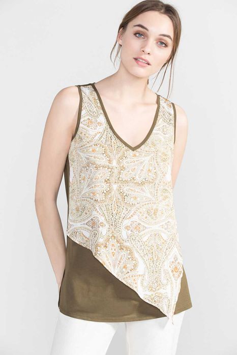 Женская блуза Cortefiel L XL 48 50 блузка топ футболка майка вискоза