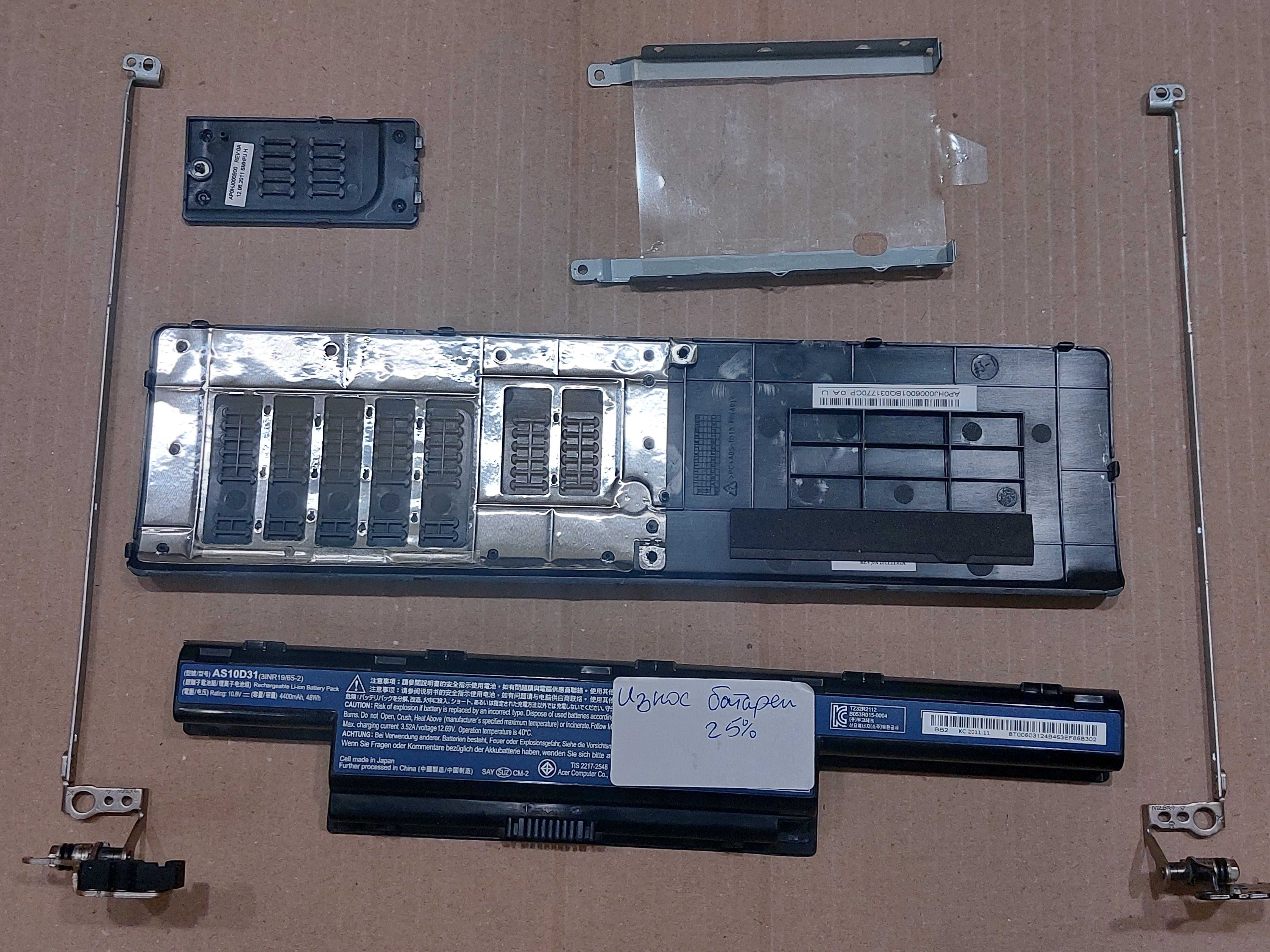 Професійна розбірка ноутбука Packard bell TS11 P5WS0 -MB робоча
