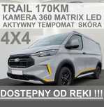 Ford Transit Custom  Trail 4x4 A8 170KM Kamera 360 Aktywny Tempomat Matrix Led 2387 zł