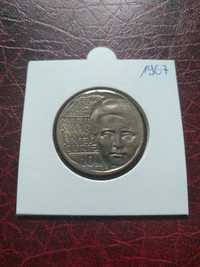 Moneta PRL 10 złotych 1967 Maria Skłodowska Curie