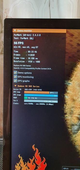 Продам видекартуRx 580 8gb в хорошем рабочем состоянии