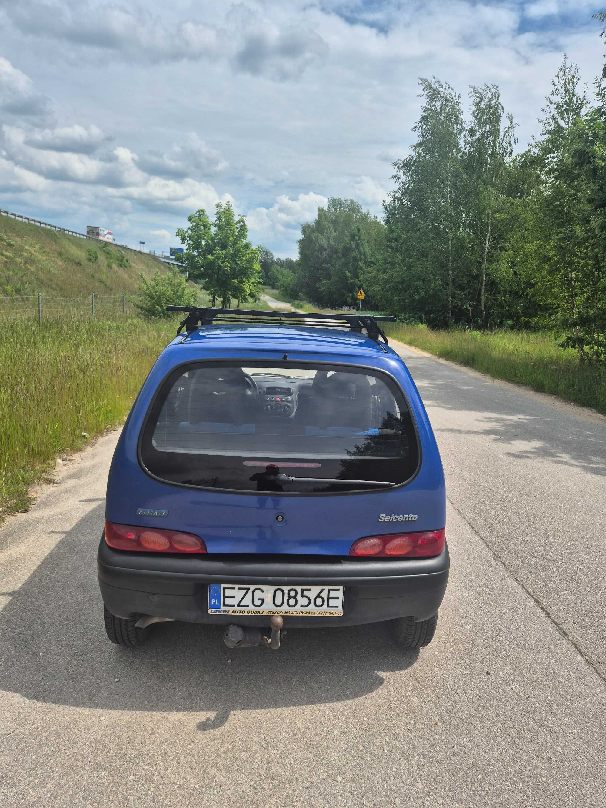 Fiat Seicento 2004 bezwypadkowy 1 właściciel super stan, hak, bagażnik