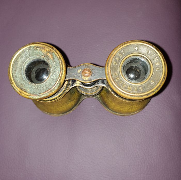 Binóculos de ópera Lemaire Paris muito antigos em latão