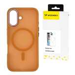 Etui Wozinsky Fashion Case z MagSafe na Samsung Galaxy S24 FE - pomara