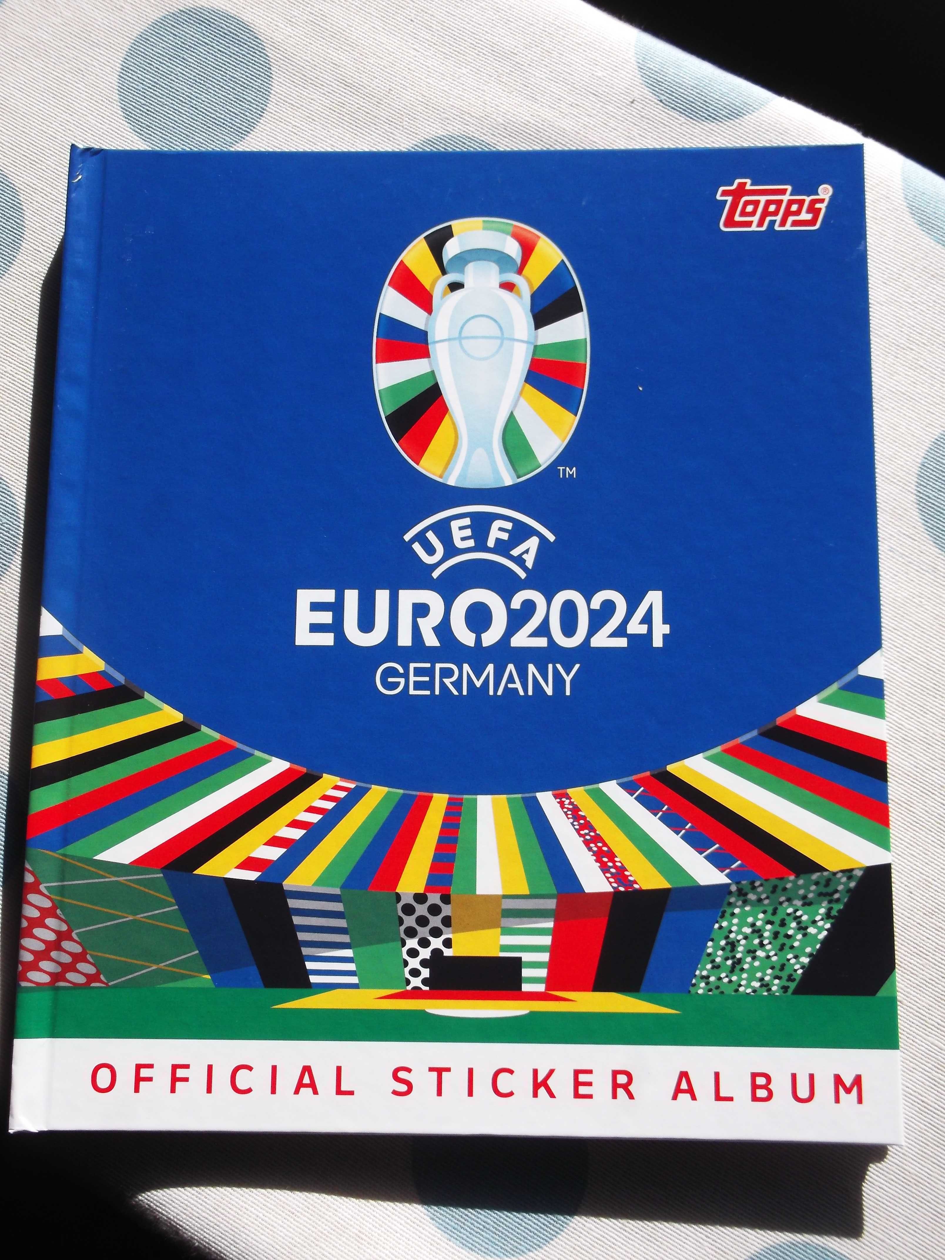Caderneta capa dura do Euro 2024 e capa mole