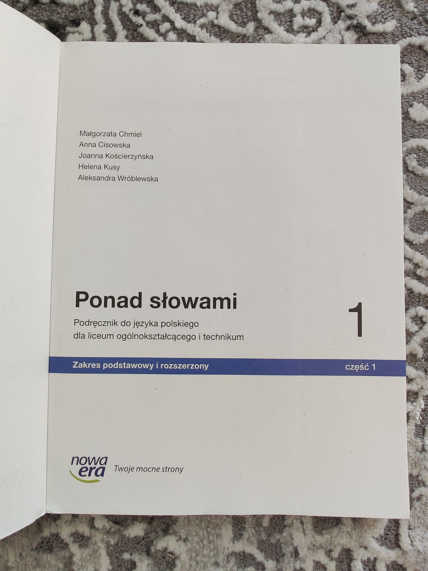 Ponad słowami 1 część 1 nowa era