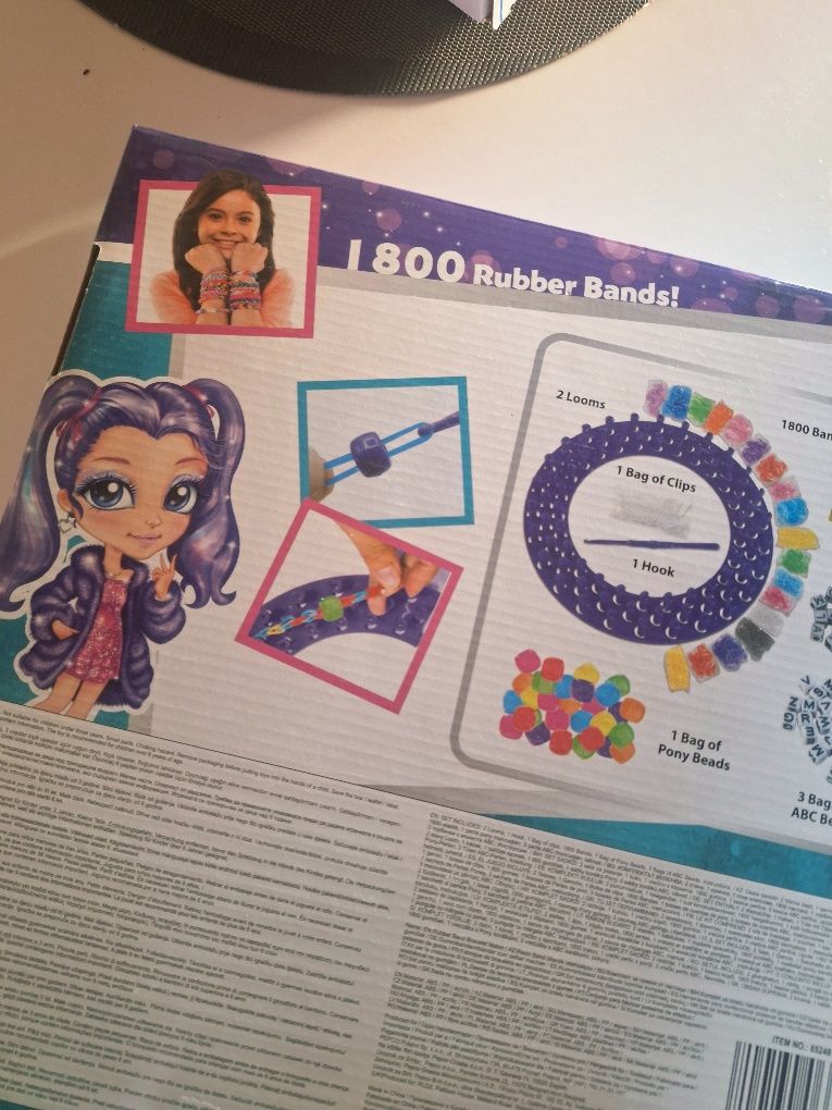 Nowy zestaw do robienia bransoletek  z gumek  gumki do bransoletek