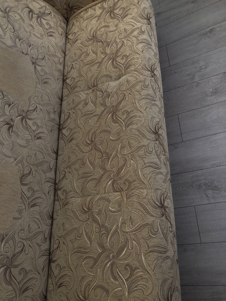 KOMPLET sofa wersalka i fotel ludwik