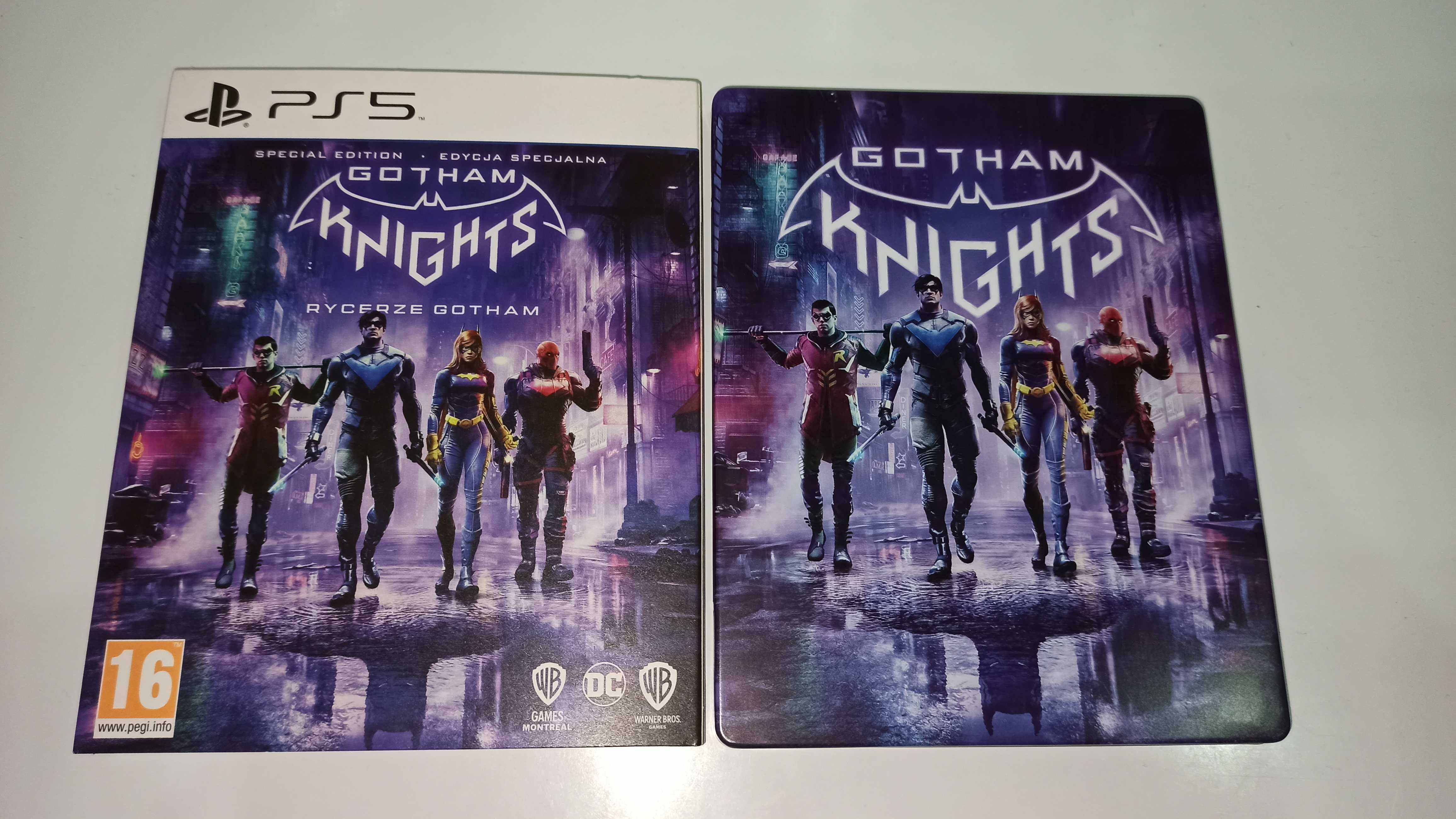 ps5 GOTHAM KNIGHTS RYCERZE GOTHAM po polsku steelbook super