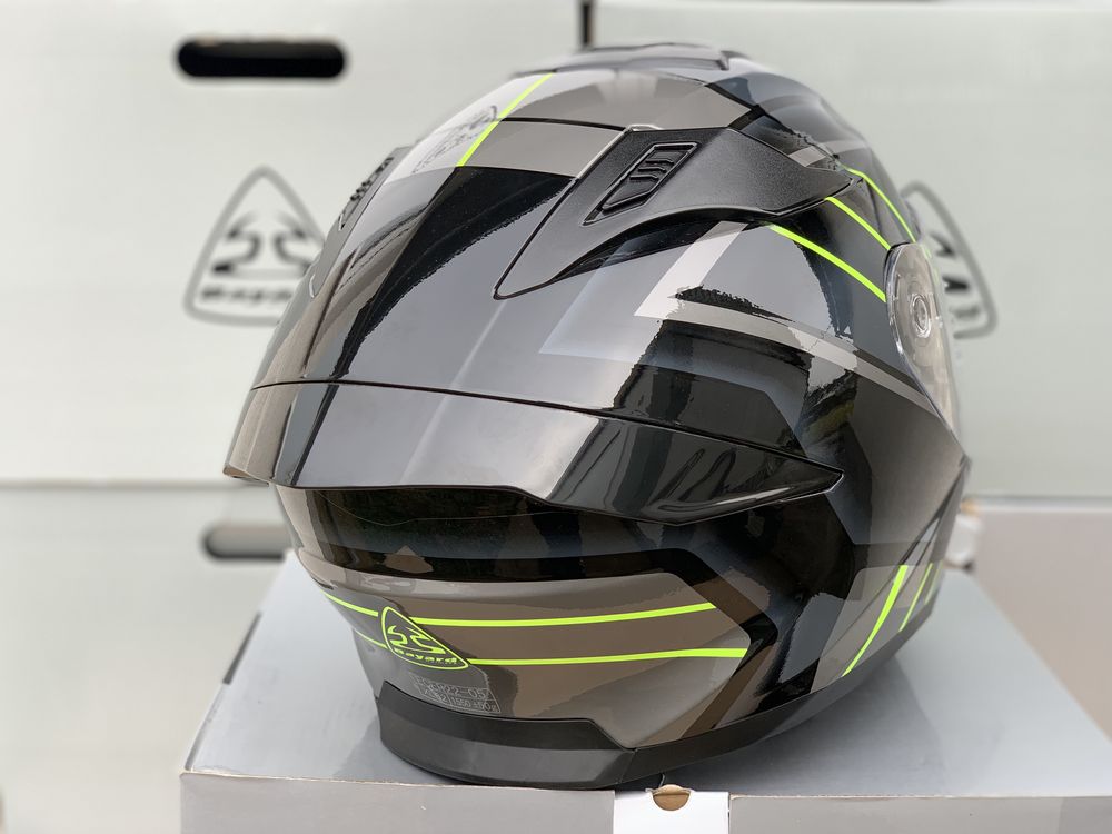 Kask motocyklowy BAYARD SP-68s Unity POLICARBON rozmiar XL Fluo!