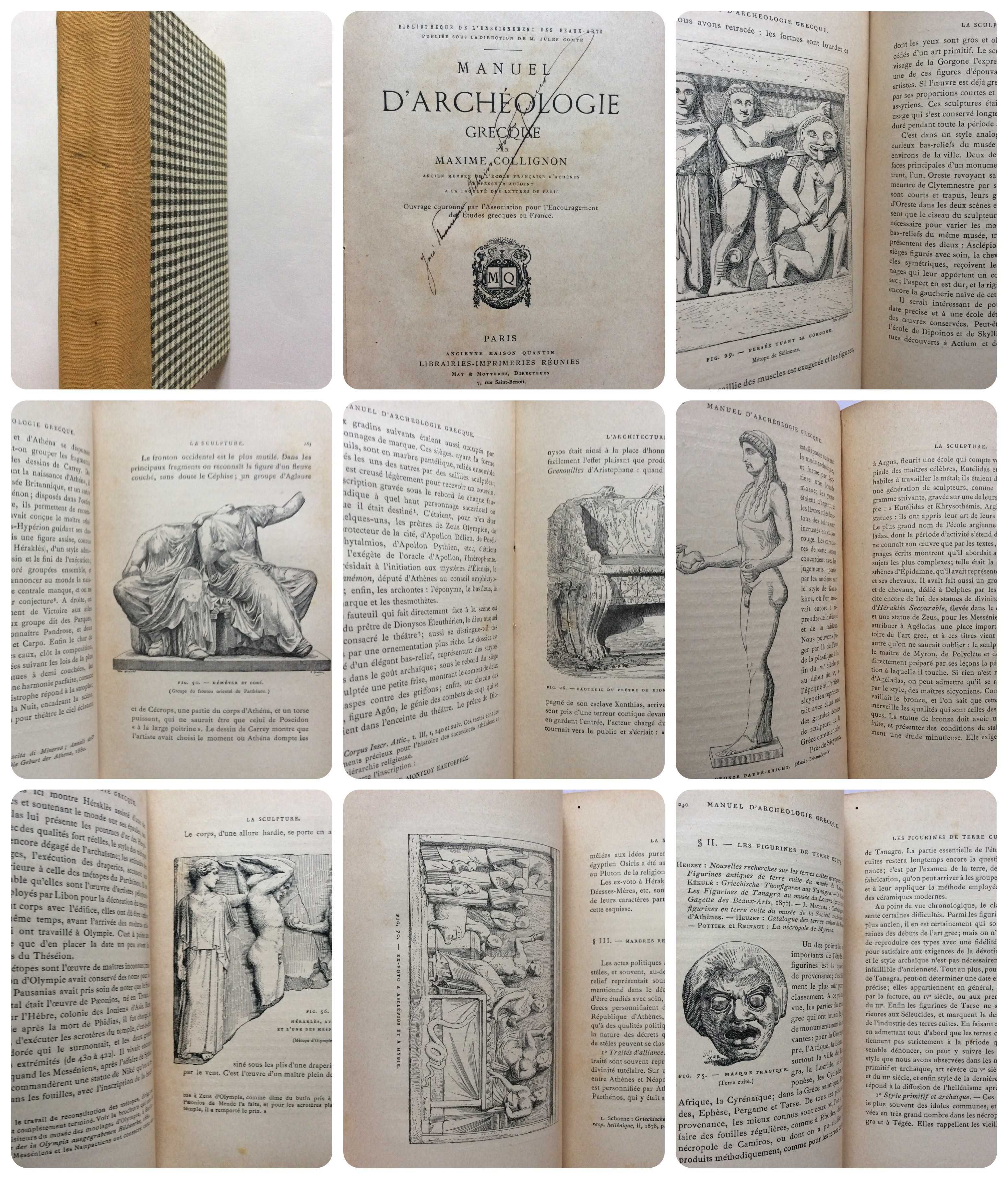 Arqueologia. Raro exemplar, com oferta de um exempl. com o mesmo tema.