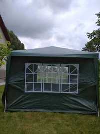 Садовий павільйон Alfa палатка бесідка 4 стінки 3 вікна 3х3м зелений
