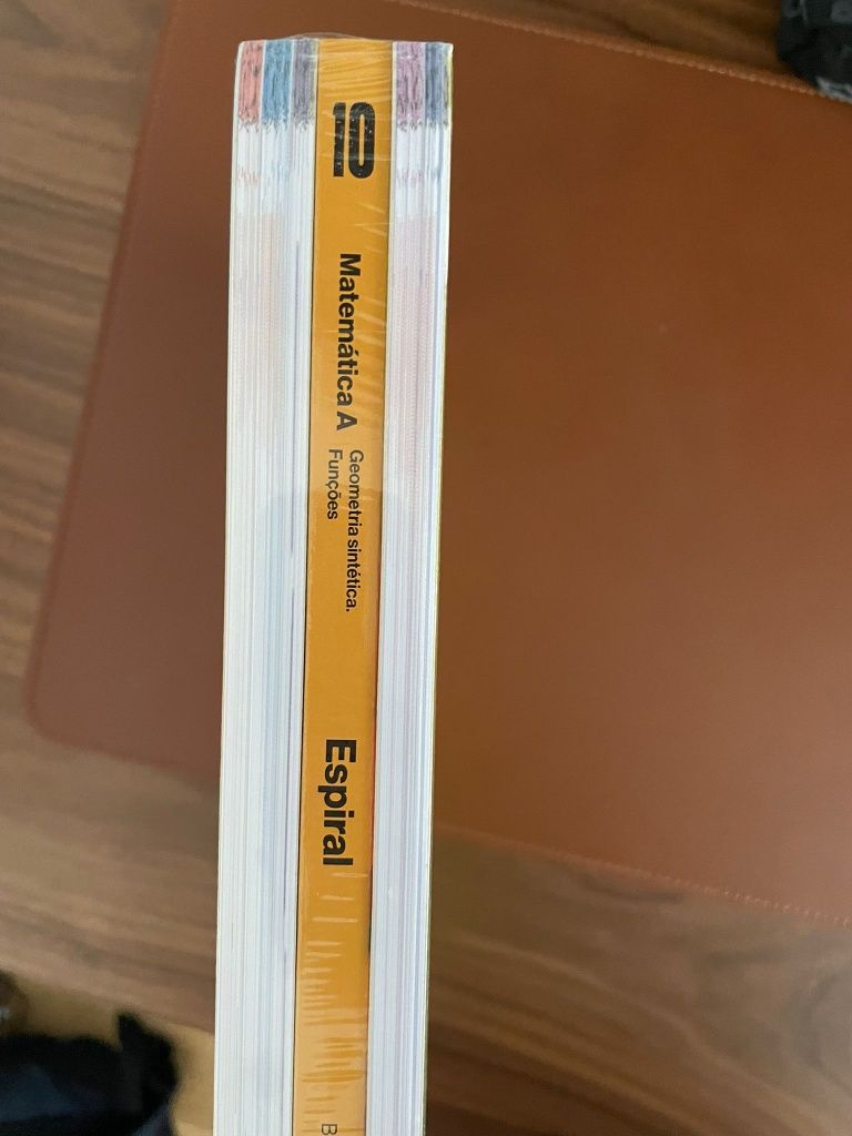 3 Livros de Matemática A - Espiral 10° Ano + Caderno de Atividades