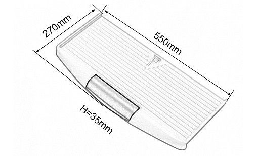 Висувна полиця, лоток, підставка під клавіатуру висувна ( чорного коль