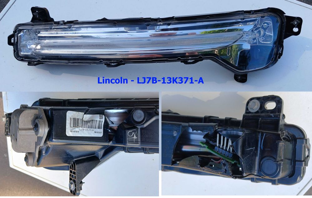 Lincoln 2019 LED-фара LJ7B-13E016-AF под ремонт Поворот LJ7B-13K371-A