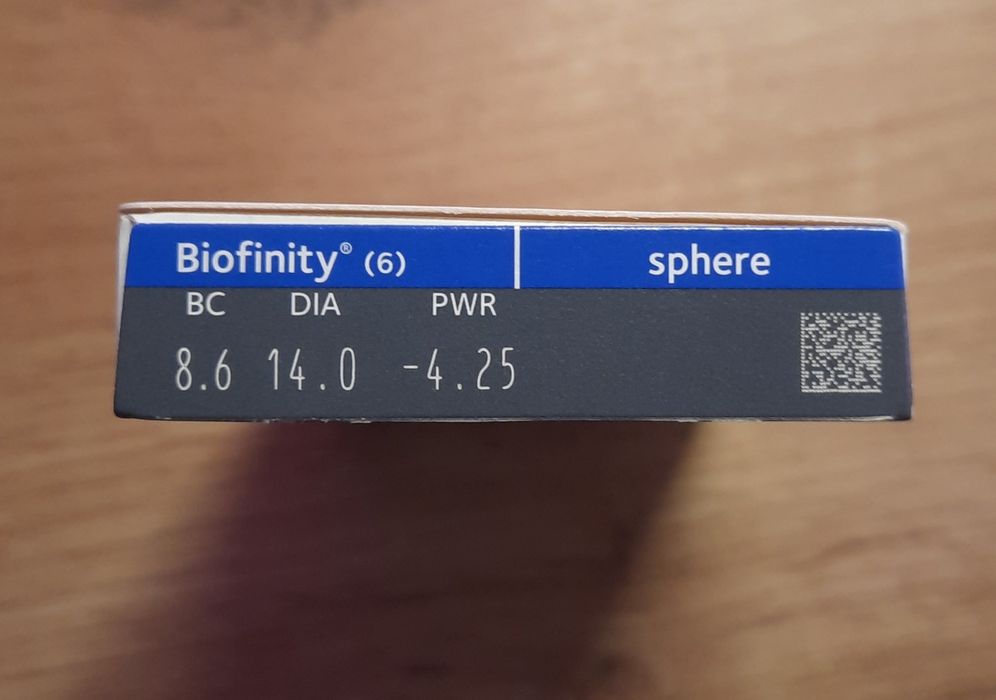 Контактні лінзи Biofinity (-4,25) 6шт.