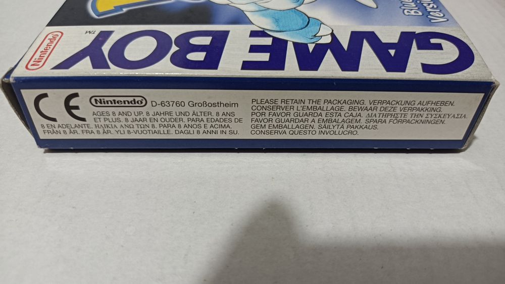 Pokémon azul em caixa Original