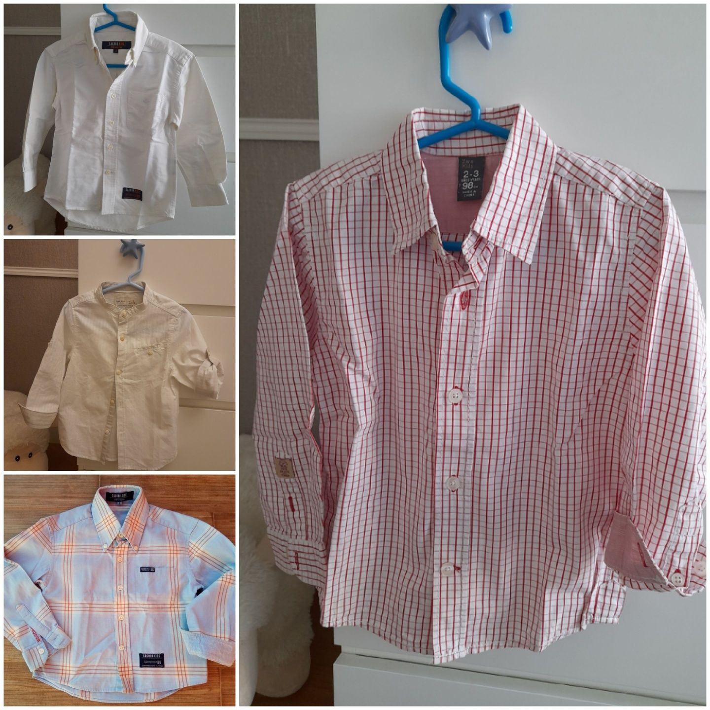 Camisas de menino - Sacoor e Zara