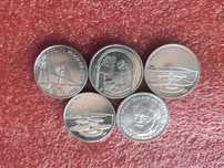 5 Moedas Comemorativas 500$
