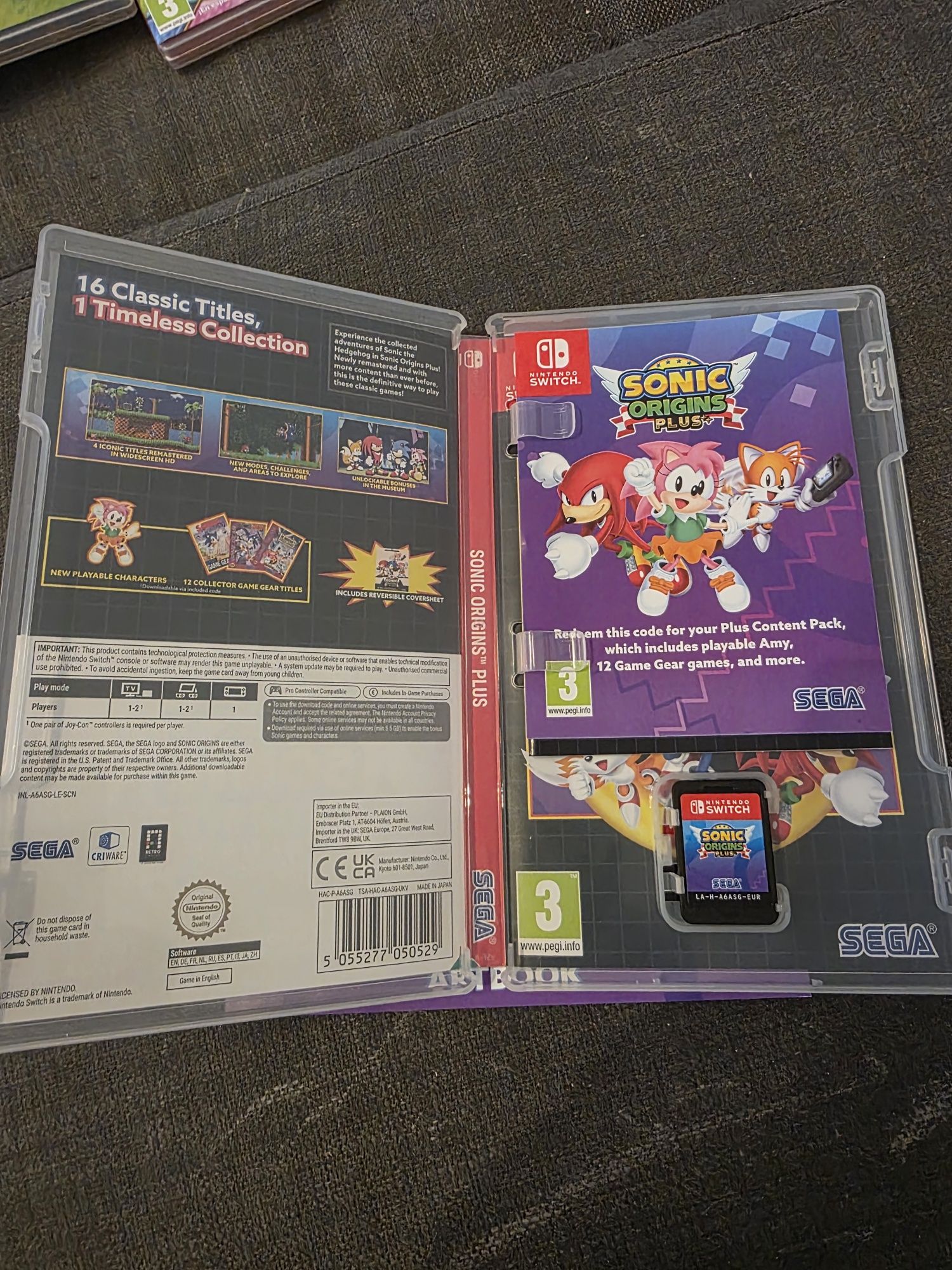 Sonic Origins Plus - Edição Artbook - Switch