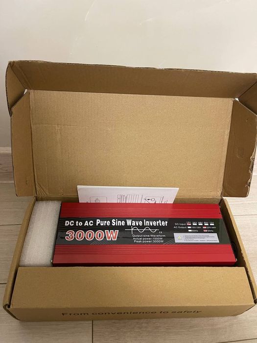 Інвертор 3000w перетворювач напруги 12-220 для котлів Преобразователь