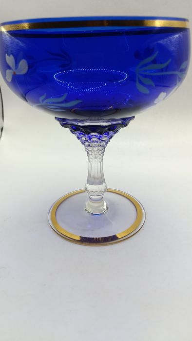 Bombonierka remer kielich ręcznie malowany