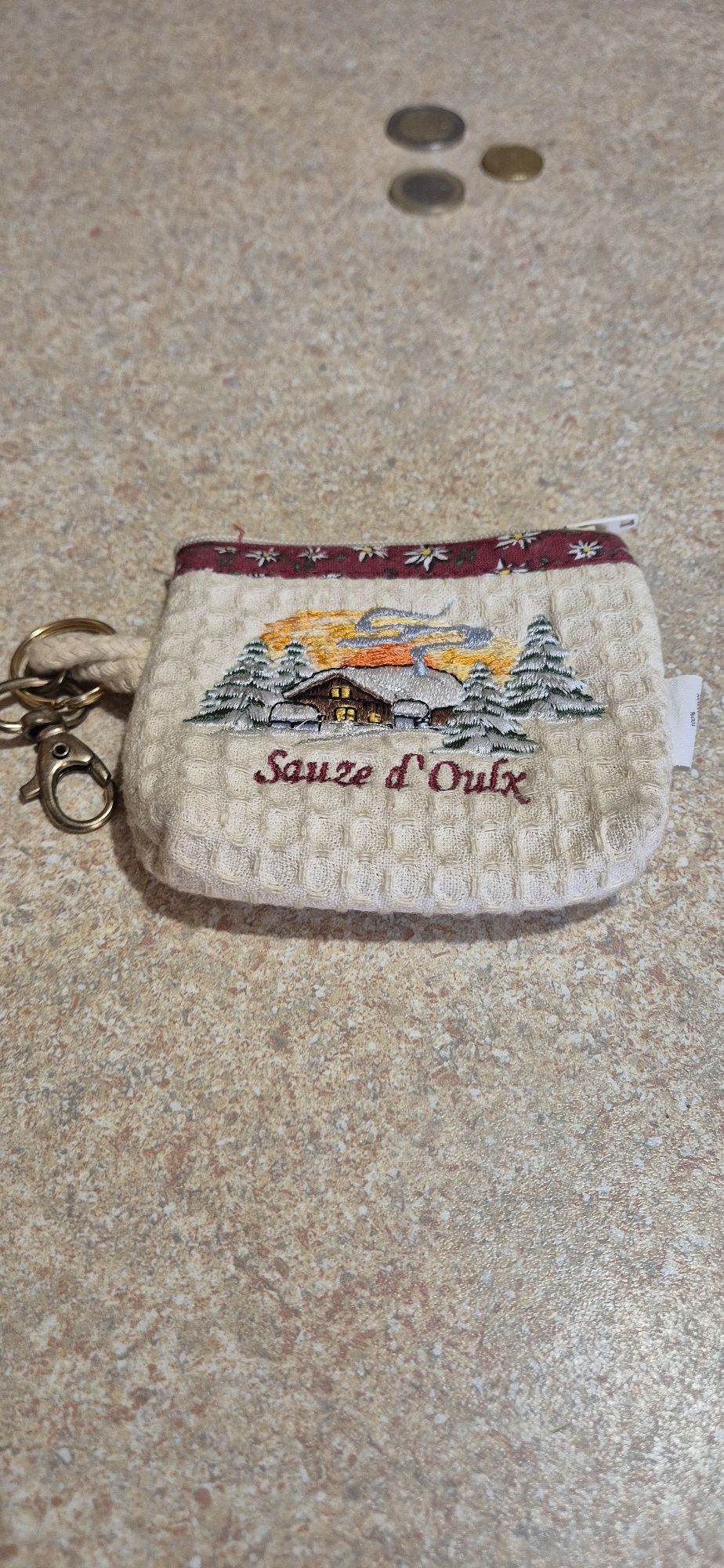Portfelik Sauze D'olux  Breloczek do kluczy