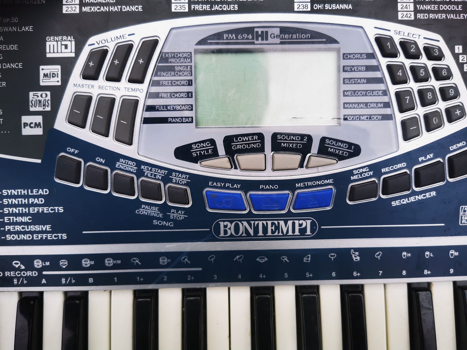 Organy keyboard BONTEMPI PM694 z Niemiec