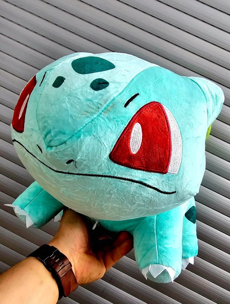 Ogromny pluszak maskotka Pokemon Bulbasaur nowy