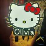 Luminária hello kitty