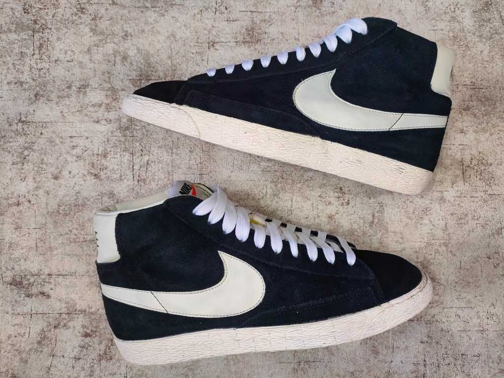 Кросівки Nike Blazer Mid р-39 оригінал кроссовки найк высокие чёрные