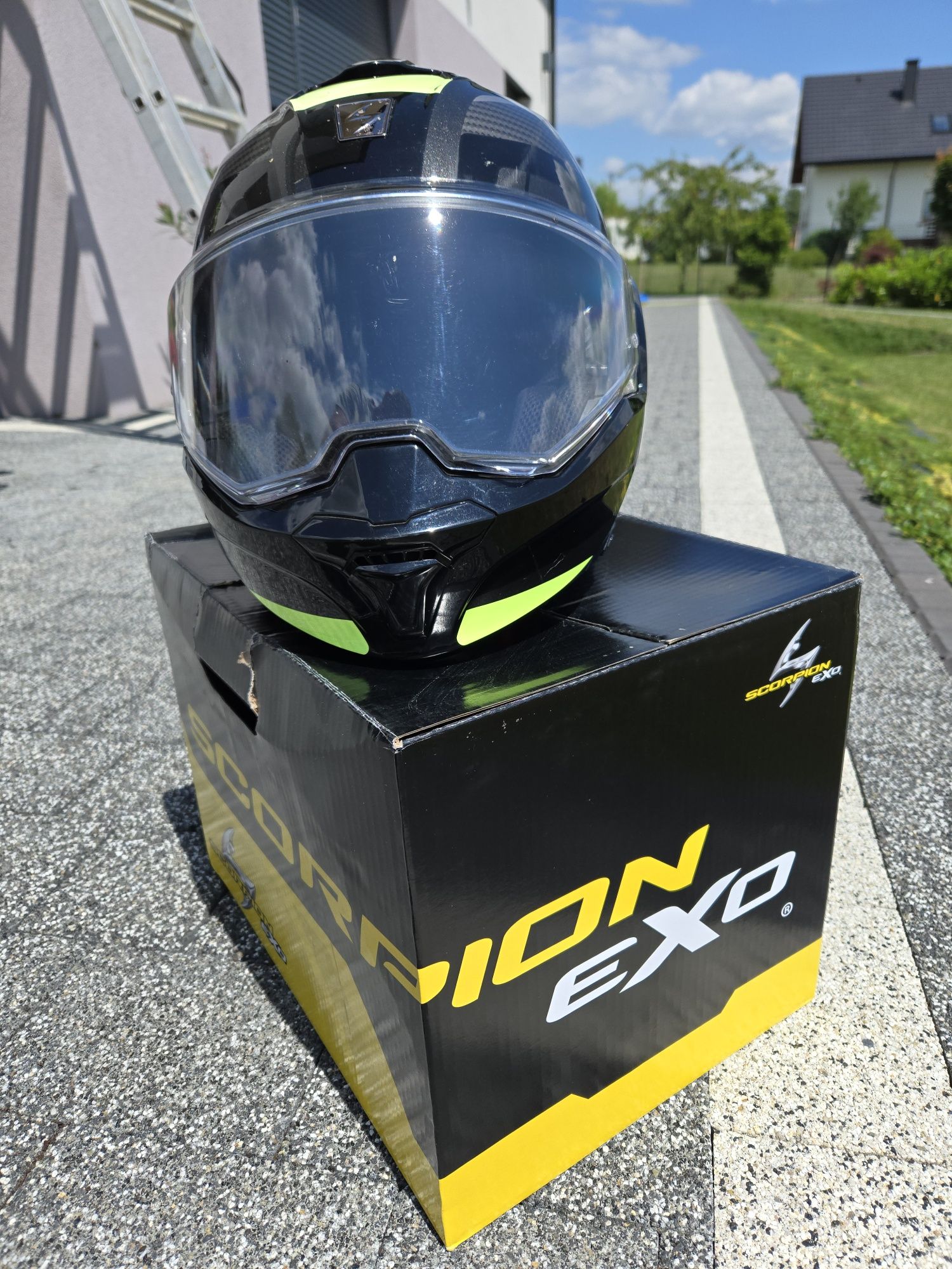 Kask motocyklowy Scorpion Evo tech trap  XXL