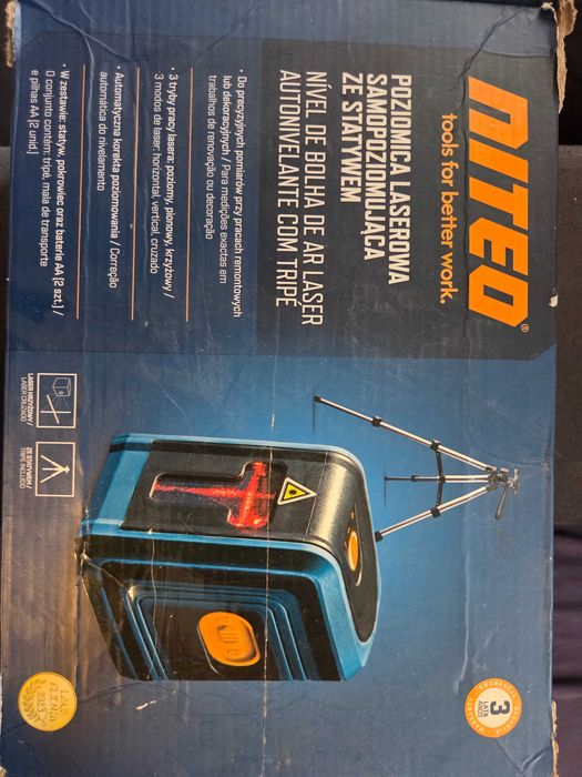 Laser krzyżowy samopoziomujący niteo