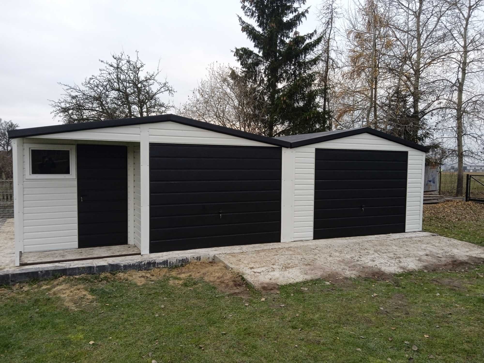 Garaż Blaszany 6x6 6x7 7x7 4x6 8x6 producent. Garaze na Wymiar.