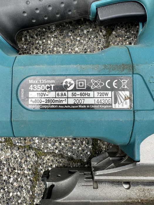 Wyrzynarka  makita 4350CT 6.9A 720W 110V