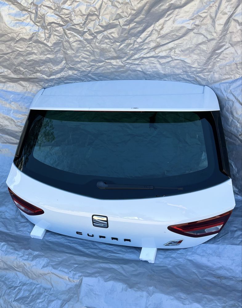 Zderzak tyl seat leon III 3 5f CUPRA kompletny oryginal pdc HB LS9R