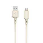 Kabel Dudao L7Sm Usb-A - Micro Usb 5A 1M - Beżowy