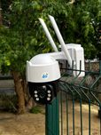 Уличная камера 4G видеонаблюдения управление с телефона солнечная