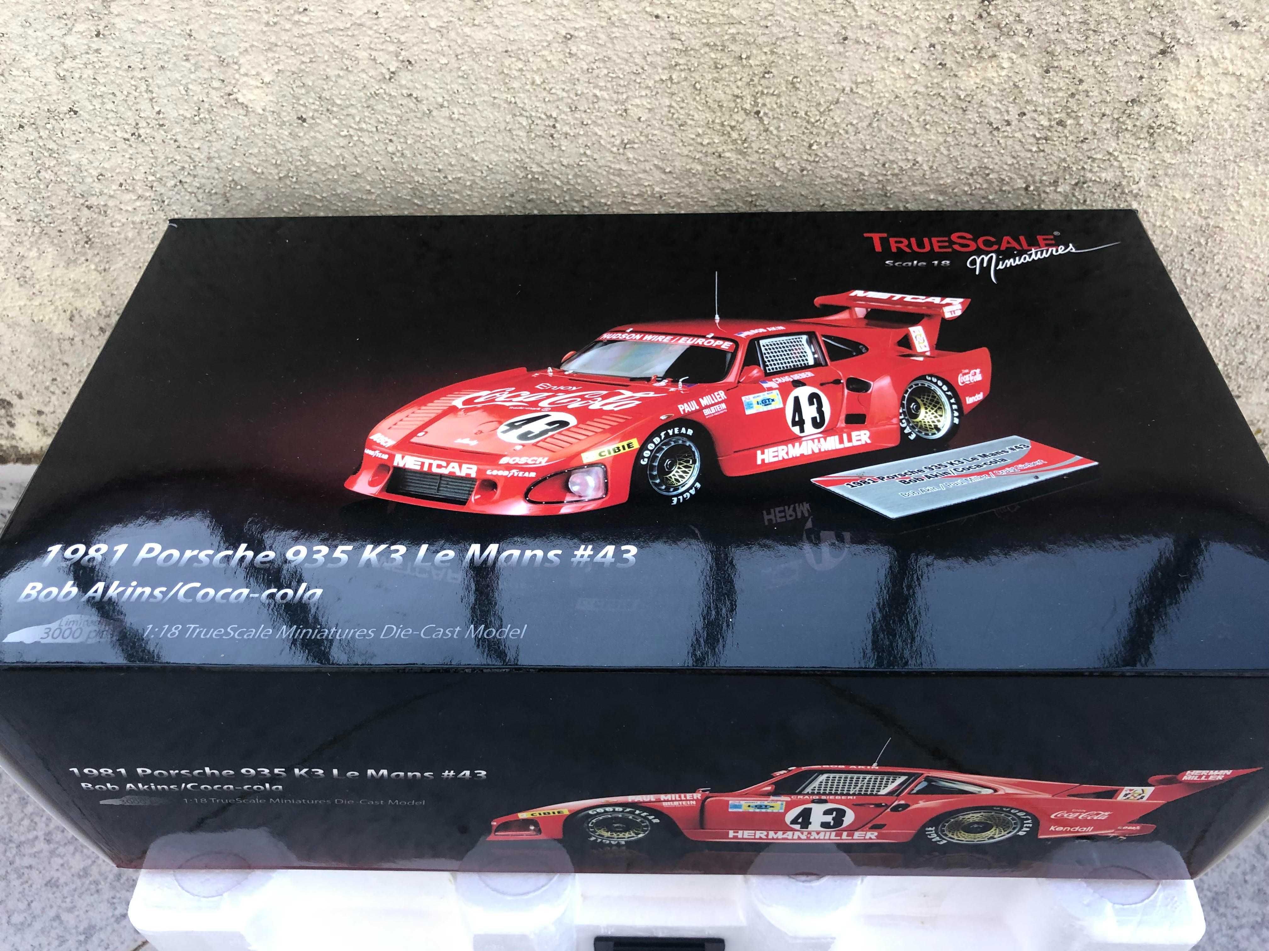 Miniatura Porsche 935 K3 - 24h Le Mans 1981 - TSM 1/18