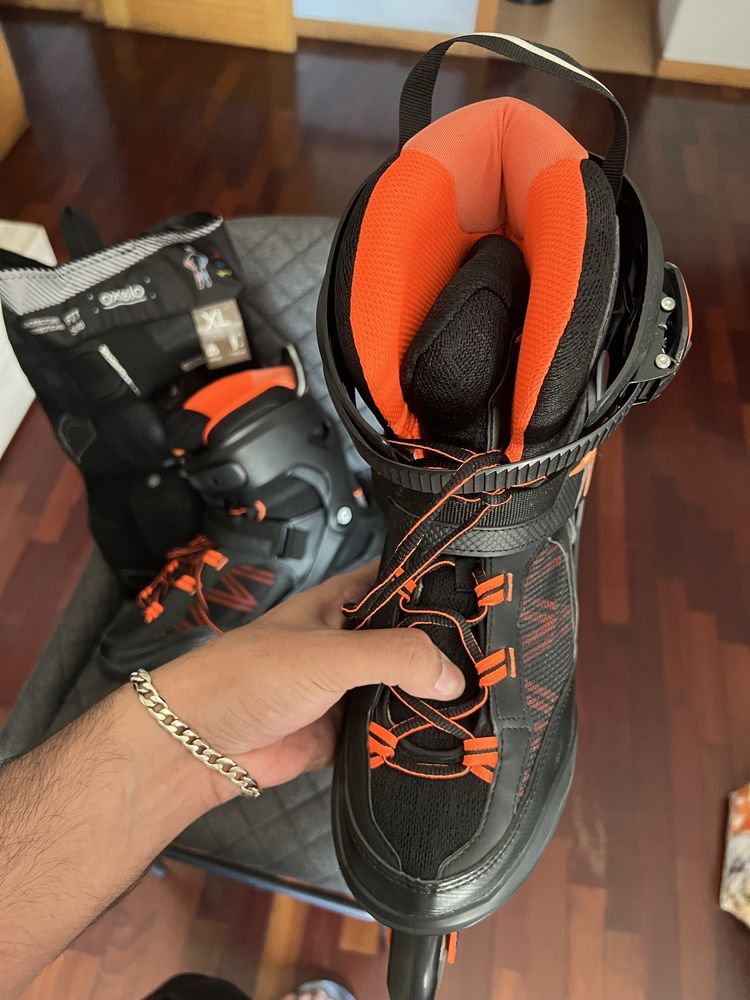 Patins Oxelo FIT 500 + Kit Proteção - Decathlon