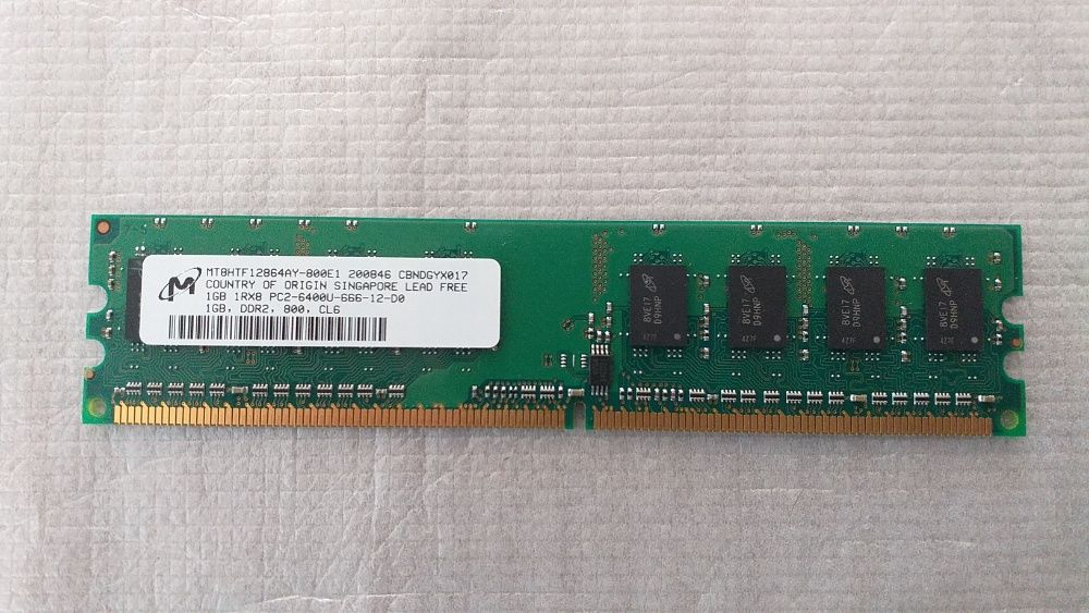 Memória RAM DDR2 1GB